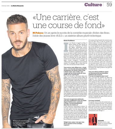 M. Pokora - Le Matin Dimanche